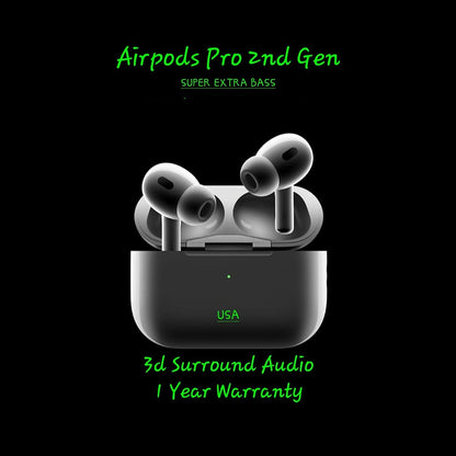 Airpods 2nd Gen With C-type Charging Port & Wireless Charging Support